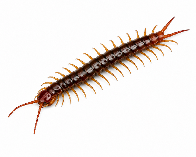 Centipedes pest identification