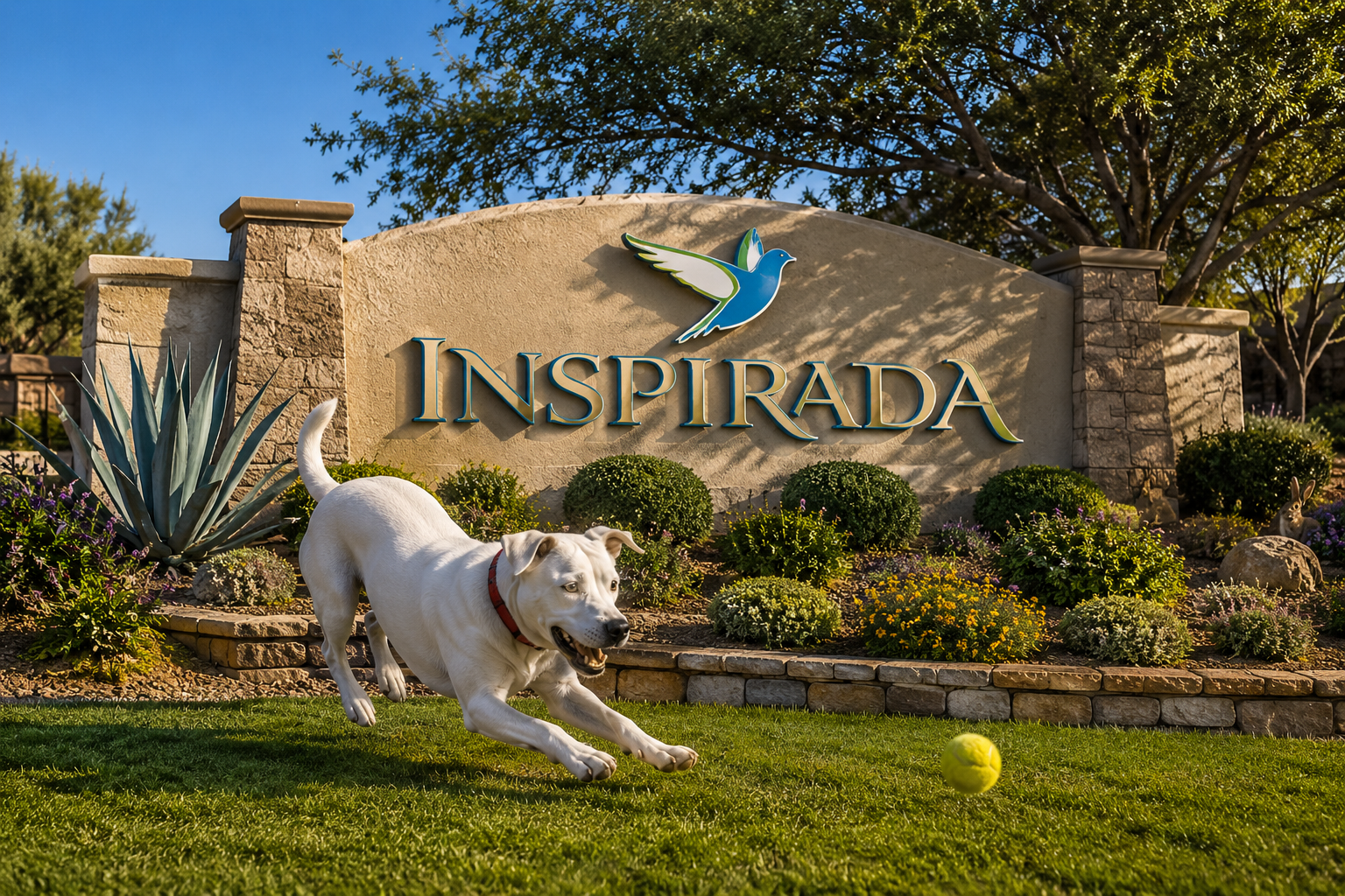 Inspirada community entrance in Southern Nevada