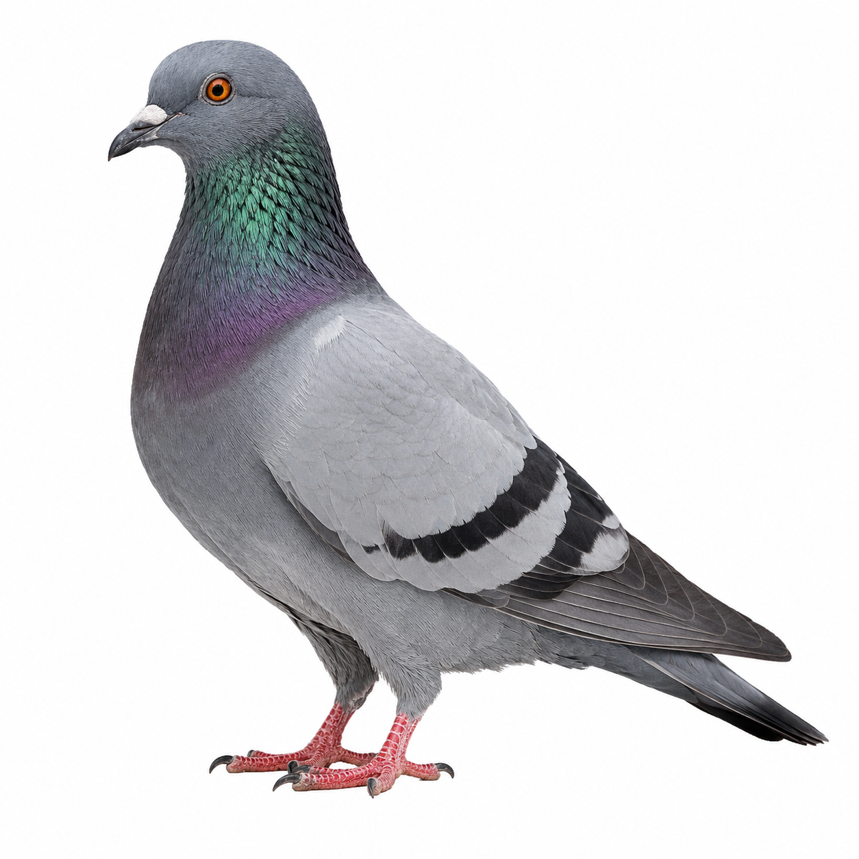 Pigeons pest identification