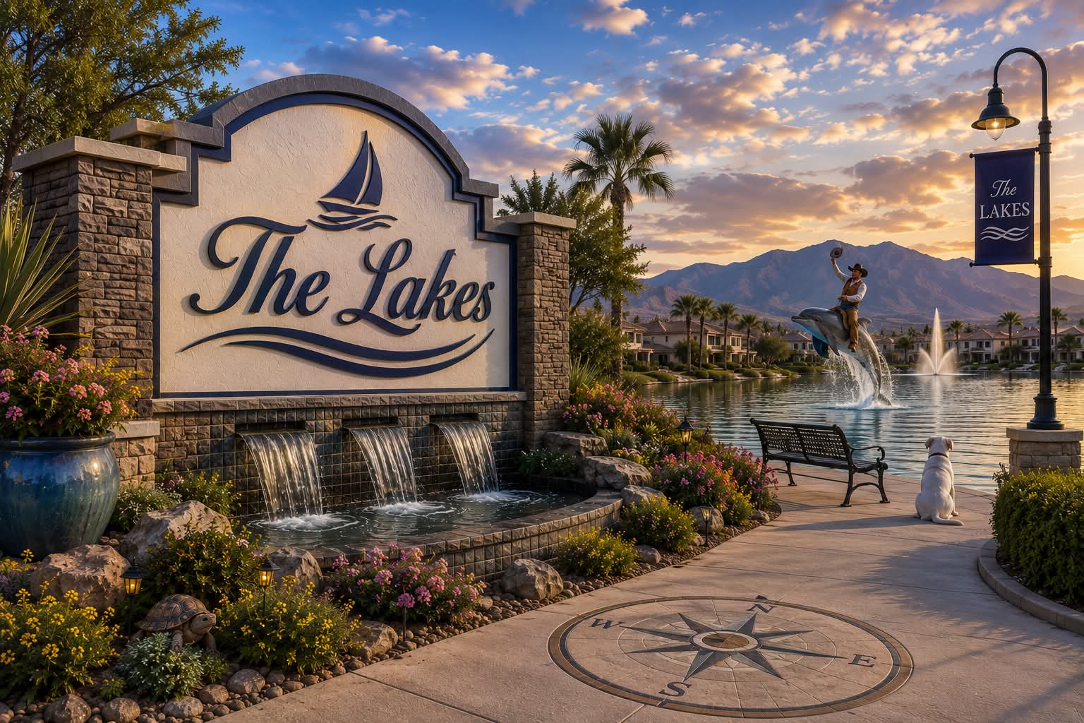 The Lakes community in The Lakes